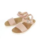 クラークス clarks Lunan Strap ルナンストラップ スエード サンダル 靴 UK5 ライトピンク 26148498