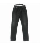 バレンシアガ BALENCIAGA 2018 ストレートデニムパンツ ジーンズ 27 ブラック 黒 544325 TBP47 国内正規