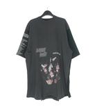 バレンシアガ BALENCIAGA SPEED HUNTER UP SIDE TEE 再構築 スピードハンター プリントTシャツ カットソー 半袖 3 ブラック 黒 698811 TMVC9 国内正規