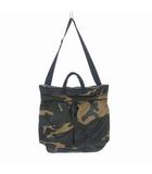 ポーター PORTER COUNTER SHADE HELMETBAG 迷彩 カモフラ カウンターシェイド ヘルメットバッグ 鞄 ウッドランドカーキ