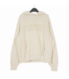 エフオージー エッセンシャルズ FOG ESSENTIALS ロゴプリントパーカー フーディ 長袖 XS ベージュ