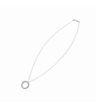 リングペンダント チェーン ネックレス アクセサリー シルバー