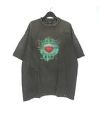 セントマイケル SAINTMICHAEL 26SS SS T-SHIRT HEART プリントTシャツ カットソー 半袖 XL ブラック 黒 SM-MK8-0000-003