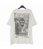 セントマイケル SAINTMICHAEL 26SS JR_SS T-SHIRT MASK グラフィックプリントTシャツ カットソー 半袖 L ホワイト 白 SM-MK8-0000-C02