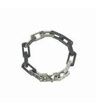 M00686 ブレスレット・モノグラム チェーン アクセサリー M シルバー/ブラック