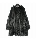 ドリスヴァンノッテン DRIES VAN NOTEN フーデッド レインコート ジャケット 長袖 S ブラック 黒 国内正規