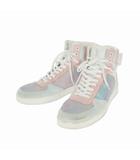ルイヴィトン LOUIS VUITTON リヴォリライン ハイカットスニーカー 靴 7 ライトブルー/ピンク MS0149