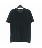 エンボスロゴ ポケット Tシャツ カットソー 半袖 S ブラック 黒 RM092M MPJR11JDO 国内正規