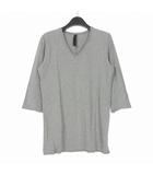 ダブルジェイケイ wjk VネックTシャツ カットソー コットン L グレー 7061 lj50t