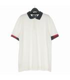 ラフシモンズ RAF SIMONS × フレッドペリー FRED PERRY 17SS 鹿の子 ポロシャツ カットソー 半袖 44 ホワイト 白 SM1420