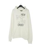 ラフシモンズ RAF SIMONS 03AW CLOSER期 プリント パーカー フーディ 長袖 48 白 ホワイト