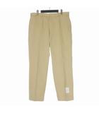 トムブラウン THOM BROWNE Plain Frount Trousers コットンツイル チノパンツ スラックス 2 ベージュ 01101F3001 国内正規