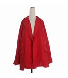 マックスマーラ MAX MARA ロングジャケット ショートコート 42 レッド 赤 D-TK367