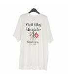 フルーツオブザルーム FRUIT OF THE LOOM 90’s ヴィンテージ Civil War プリント Tシャツ カットソー 半袖 XL ホワイト 白