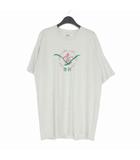 フルーツオブザルーム FRUIT OF THE LOOM 90’s ヴィンテージ 迦勒 プリントTシャツ カットソー 半袖 XL ライトグレー