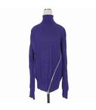 サカイ sacai 18SS タートルネック ジップニット セーター 長袖 2 パープル 紫 18-04133