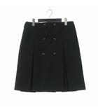 コムデギャルソンオムプリュス COMME des GARCONS HOMME PLUS 21SS ウールギャバ巻きスカート ラップスカート XS ブラック 黒 PG-A003