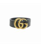 グッチ GUCCI GGマーモント レザーベルト 小物 80.32 ブラック 黒 406831