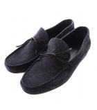  クオイオ cuoio デッキシューズ スリッポン スエード 39.5 24.5cm ネイビー /NQ