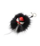 フェンディ FENDI モンスター バッグバグズ チャーム キーホルダー キーリング 黒 7AR437 /KH ■OH