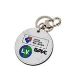 ルイヴィトン LOUIS VUITTON モノグラム ポルトクレラウンド キーホルダー キーリング ブロン ライトグレー M68301 /KH ■OH