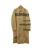 バーバリー BURBERRY ホースフェリーステンカラーコート ロング ロゴ 46 S ベージュ 8015897 /KH