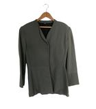  ピーフォープログレッシブル P-4 progressiveness ジャケット ボタン パイピング 長袖 無地 カーキ QQQ