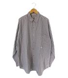 パパス Papas シャツ ボタン 長袖 チェック サイズM マルチカラー QQQ