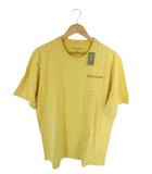 エディーバウアー EDDIE BAUER プルオーバー Tシャツ ワンポイント 文字 プリント イエロー サイズXL QQQ