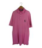 ポロゴルフ ラルフローレン POLO GOLF RALPH LAUREN ポロシャツ 半袖 刺しゅう ロゴ サイズS ピンク QQQ ★AA☆