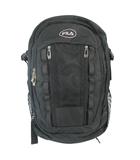 フィラ FILA リュックサック バックパック デイパック ロゴ ワンポイント 刺繍 ブラック 国内正規 QQQ