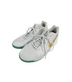 ナイキ NIKE カイリー フライトラップ II GS AQ3412073 スニーカー ローカット スポーツ バスケットボール ロゴ ワンポイント ホワイト グリーン サイズ25 QQQ