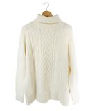 ジーユー GU ニット タートルネック 長袖 サイズXL 白 QQQ