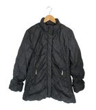 オットー OTTO ダウン ジャケット 長袖 ジッパー 無地 ブラック サイズM QQQ