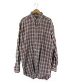 ラルフローレン RALPH LAUREN シャツ 前開き チェック 長袖 サイズM レッド カーキ 国内正規 QQQ