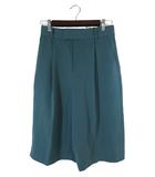 オペークドットクリップ OPAQUE.CLIP ハーフ パンツ ウエスト 無地 ワイド サイズL(40) グリーン QQQ