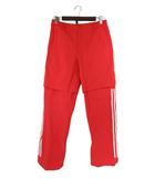 アディダス adidas イージー パンツ 3ライン スリーストライプス 裏地 メッシュ サイズS レッド 国内正規 QQQ