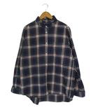ニコアンド Niko and.. ネル シャツ 前開き ボタン チェック サイズ4 マルチカラー QQQ