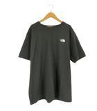ザノースフェイス THE NORTH FACE ショートスリーブバックスクエアー ロゴ Tシャツ 半袖 プリント NT32144 サイズXL 黒 国内正規 QQQ