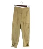 アズールバイマウジー AZUL by moussy カーゴ パンツ ロング ゴムウエスト 無地 ベージュ サイズS QQQ