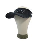 フィドラ FIDRA サンバイザー 刺繍 ロゴ コーデュロイ ベルクロ サイズFREE ネイビー QQQ