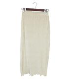 ロペピクニック ROPE Picnic スカート ロング タイト ゴムウエスト 伸縮 コーデュロイ 無地 アイボリー サイズ38 QQQ