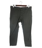 ユニクロ UNIQLO パンツ スラックス ロング ストレート 無地 カーキ サイズ85 QQQ