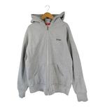 シュプリーム SUPREME ミスターカートゥーン ジップアップ フード パーカー ヘザーグレー ロゴ 刺繍 裏地 ワッフル リブ サイズM QQQ ☆AA★