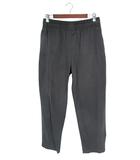 ジーユー GU イージー パンツ ロング 無地 上部分 ゴム サイズ M 黒 QQQ