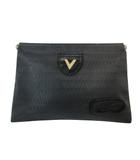 マリオヴァレンチノ マリオヴァレンティノ MARIO VALENTINO クラッチ バッグ セカンド 総柄 ロゴ ブラック QQQ