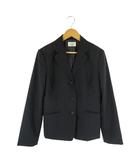 アリスバーリー Aylesbury テーラード ジャケット スーツ シングルブレスト ボタン 無地 ブラック サイズ9 QQQ