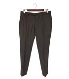 インコテックス INCOTEX 1645R SLIM fit PATTERN30 パンツ スラックス ロング 無地 ブラウン サイズ48 QQQ
