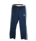 アディダスオリジナルス adidas originals ジャージ トラック パンツ スリーストライプス 裾 ファスナー ロゴ 刺繍 サイズ M ネイビー 国内正規 QQQ