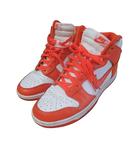 ナイキ NIKE Dunk High Orange Blaze DD1399-101 ダンク ハイ オレンジ ブレイズ スニーカー 靴 サイズ 26.5 ★AA☆ QQQ